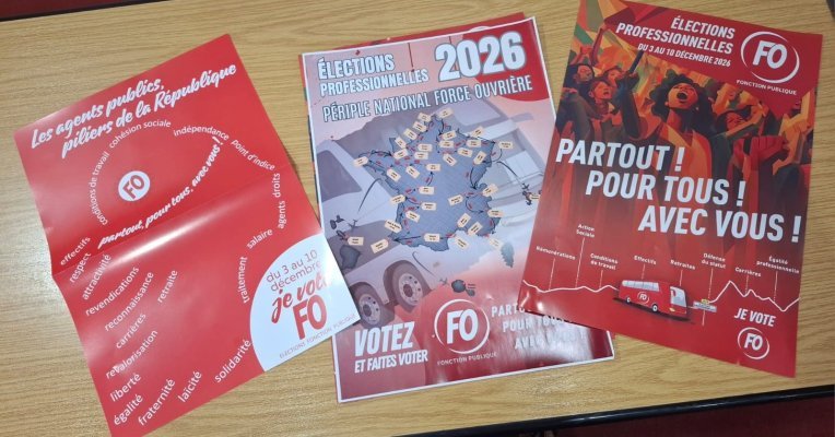 Fonction publique : FO lance sa campagne électorale