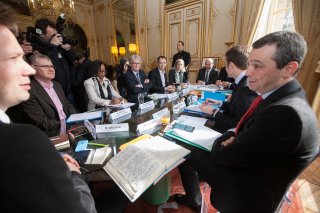 7 mars 2016 Une délégation de FO est reçue par le Premier ministre Manuel Valls. Elle expose les nombreuses critiques que soulève le texte. - JPEG - 583.1 kio - 1600×1067 px